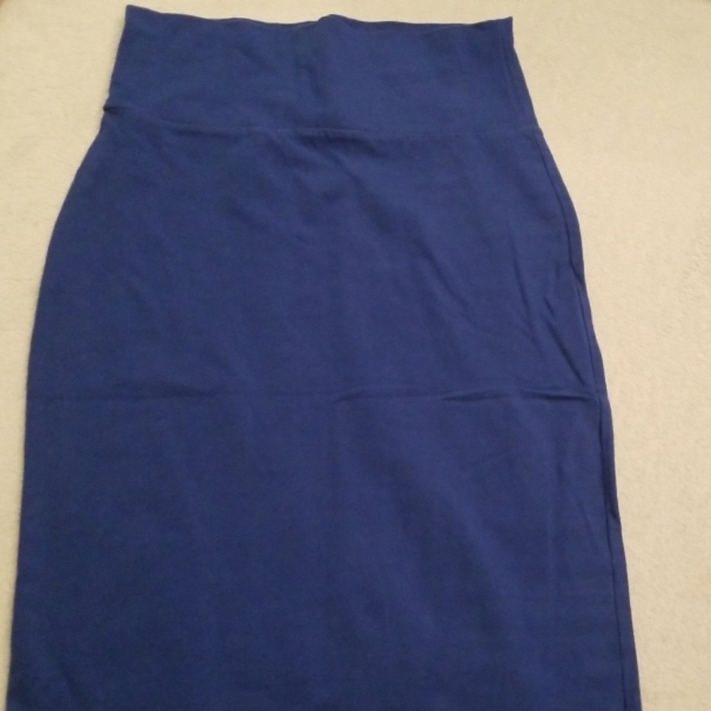 Blue skirt